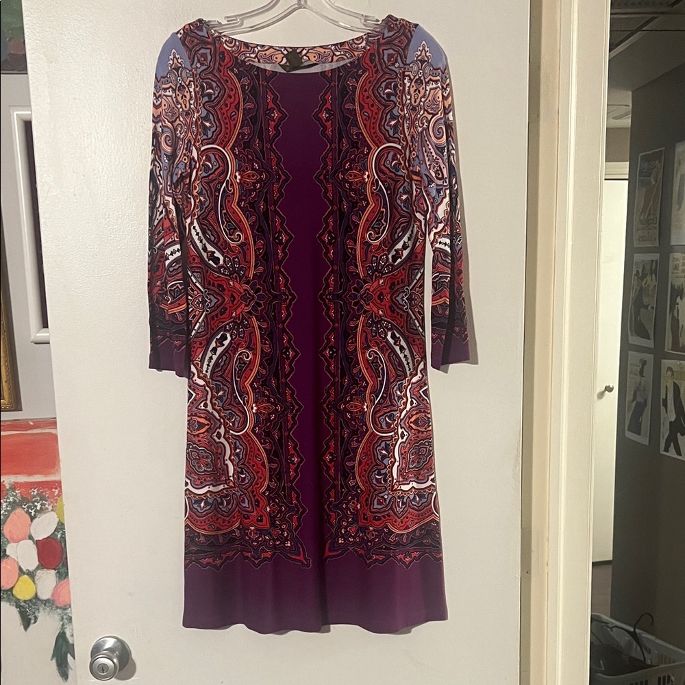 Tommy Bahama boat neck 3/4 sleeve dress